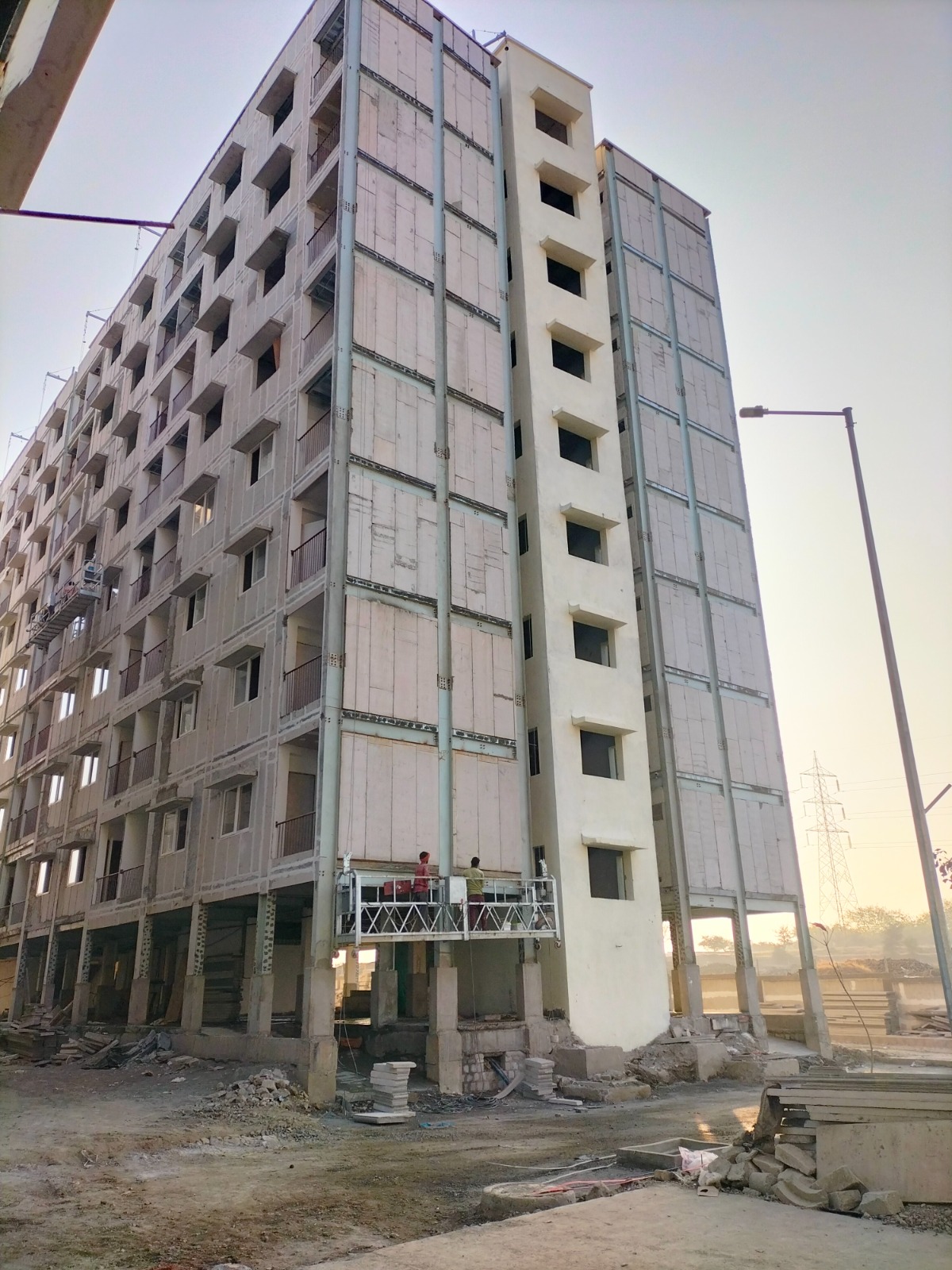 Lightweight partition walls & metal structure